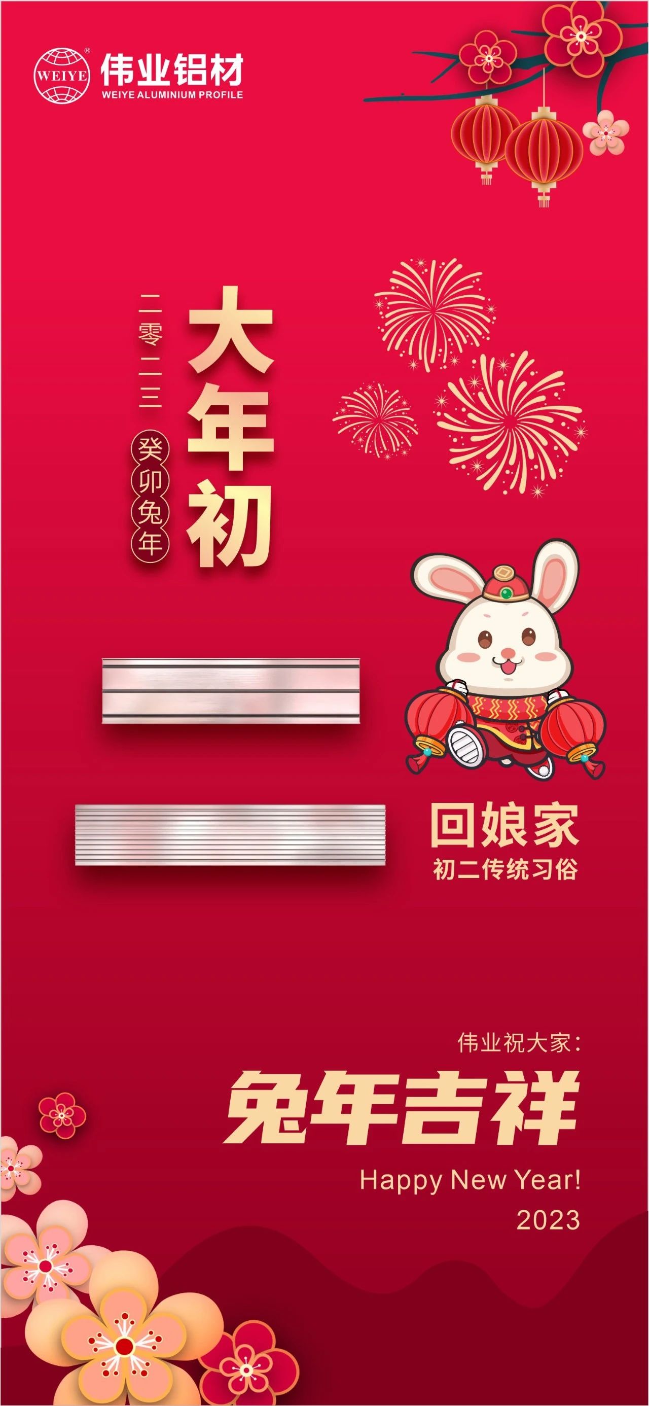 大年初二·回娘家 | 偉業(yè)祝您兔年吉祥，新春大吉